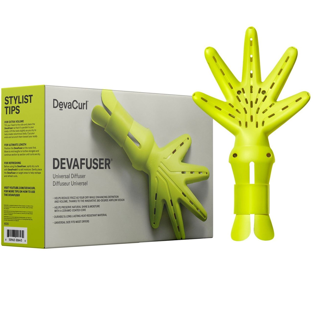 DevaCurl DevaFuser Unique Hand-Shaped Diffuser – re:connect