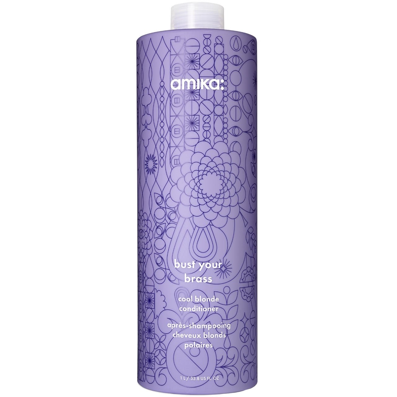 bust your brass: cool blonde conditioner liter - reconnectbypb.com Liter amika: