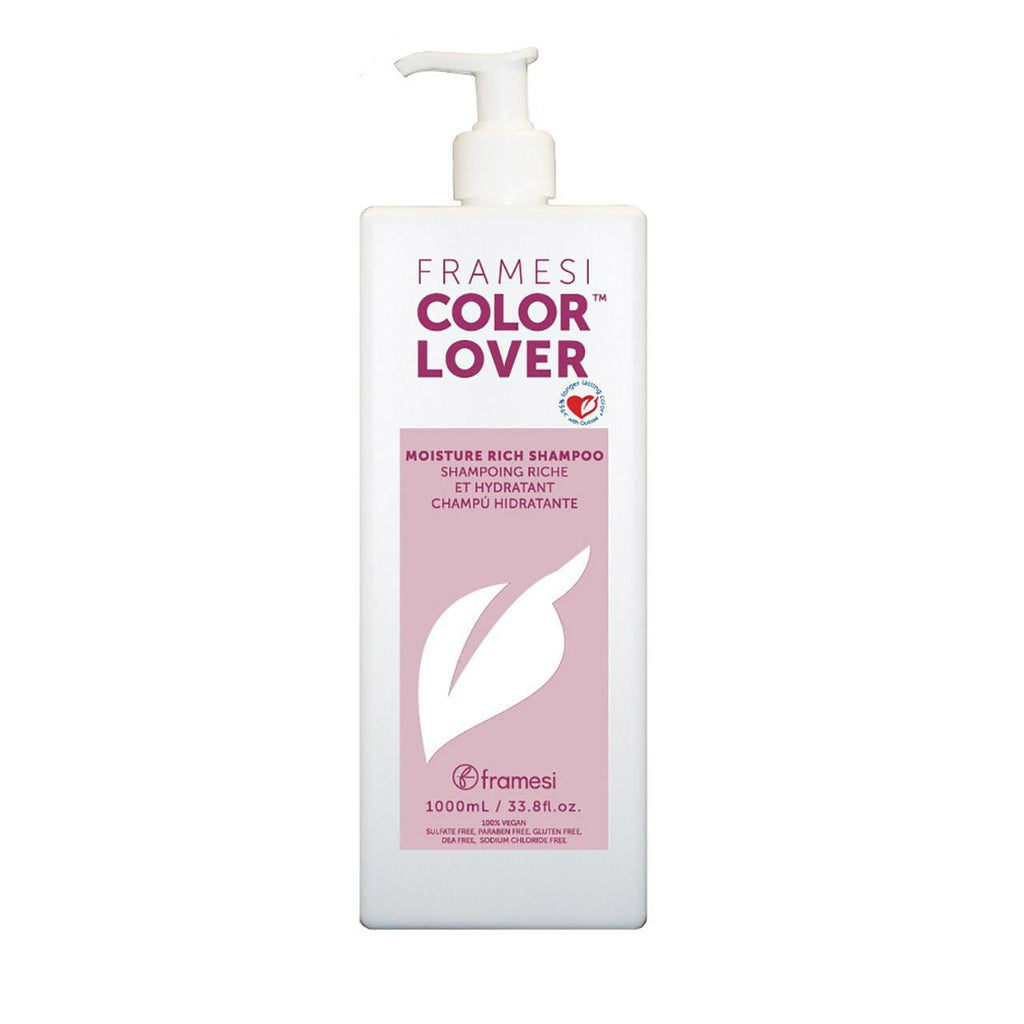 COLOR LOVER: Moisture Rich Shampoo Liter - reconnectbypb.com Shampoo Framesi