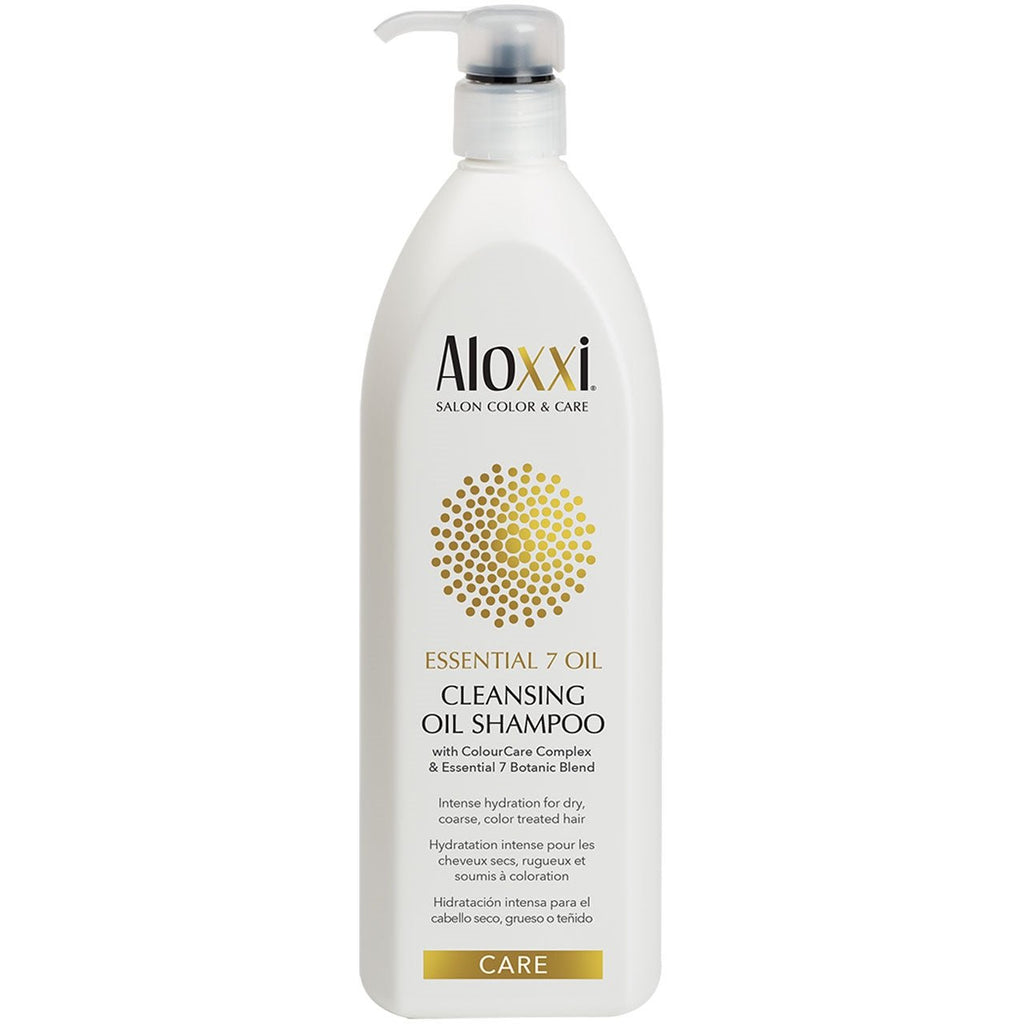 Essential 7 Oil: Cleansing Oil Shampoo Liter - reconnectbypb.com Liter Aloxxi