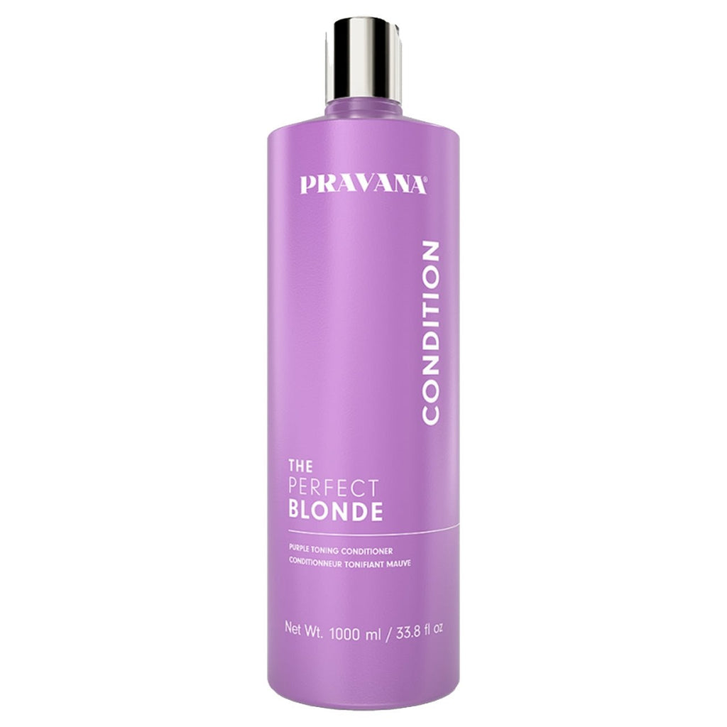 The Perfect Blonde: Purple Toning Conditioner Liter - reconnectbypb.com Liter PRAVANA